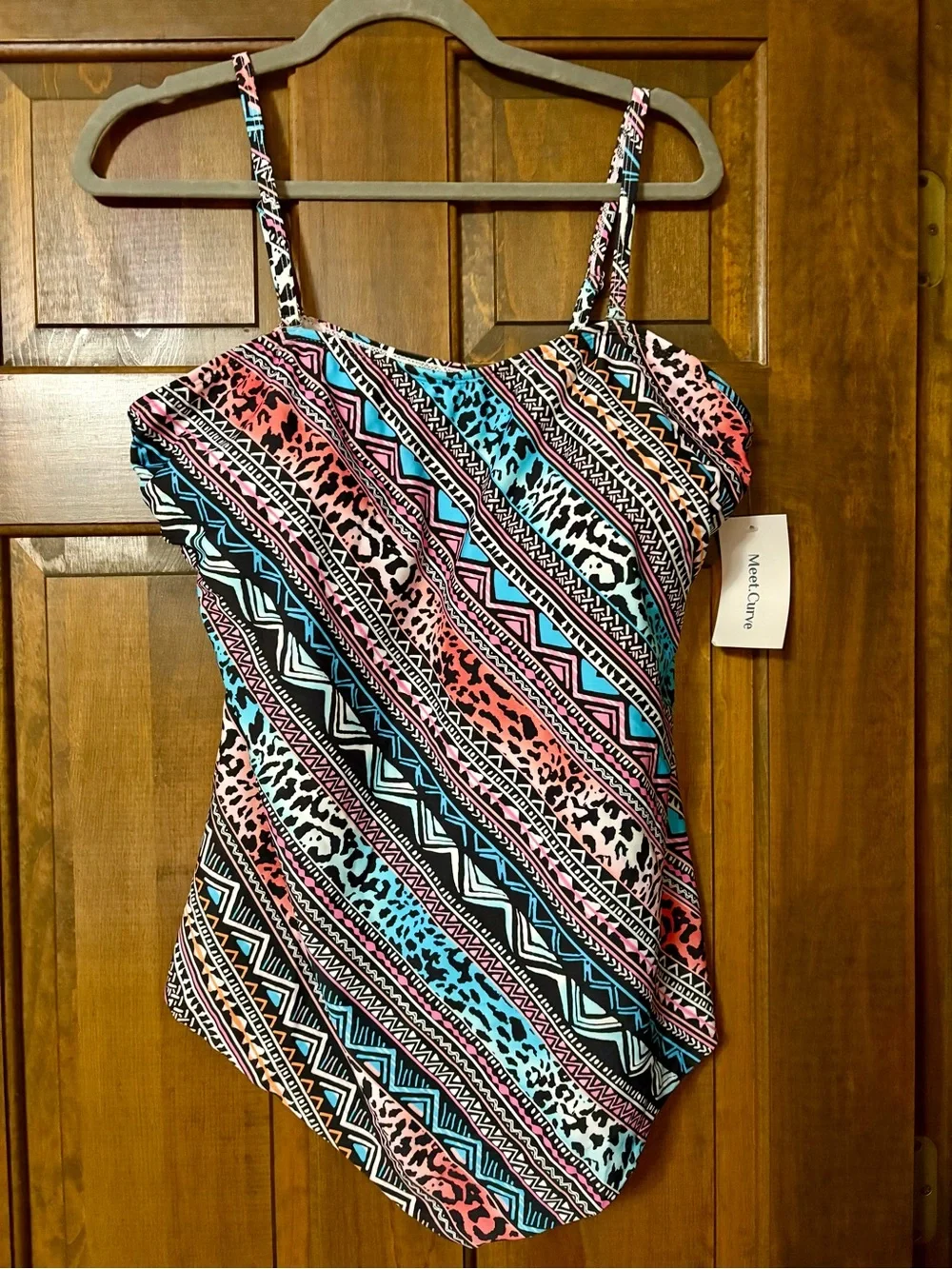 Multi-Color Tribal & Animal Print Swim Tank